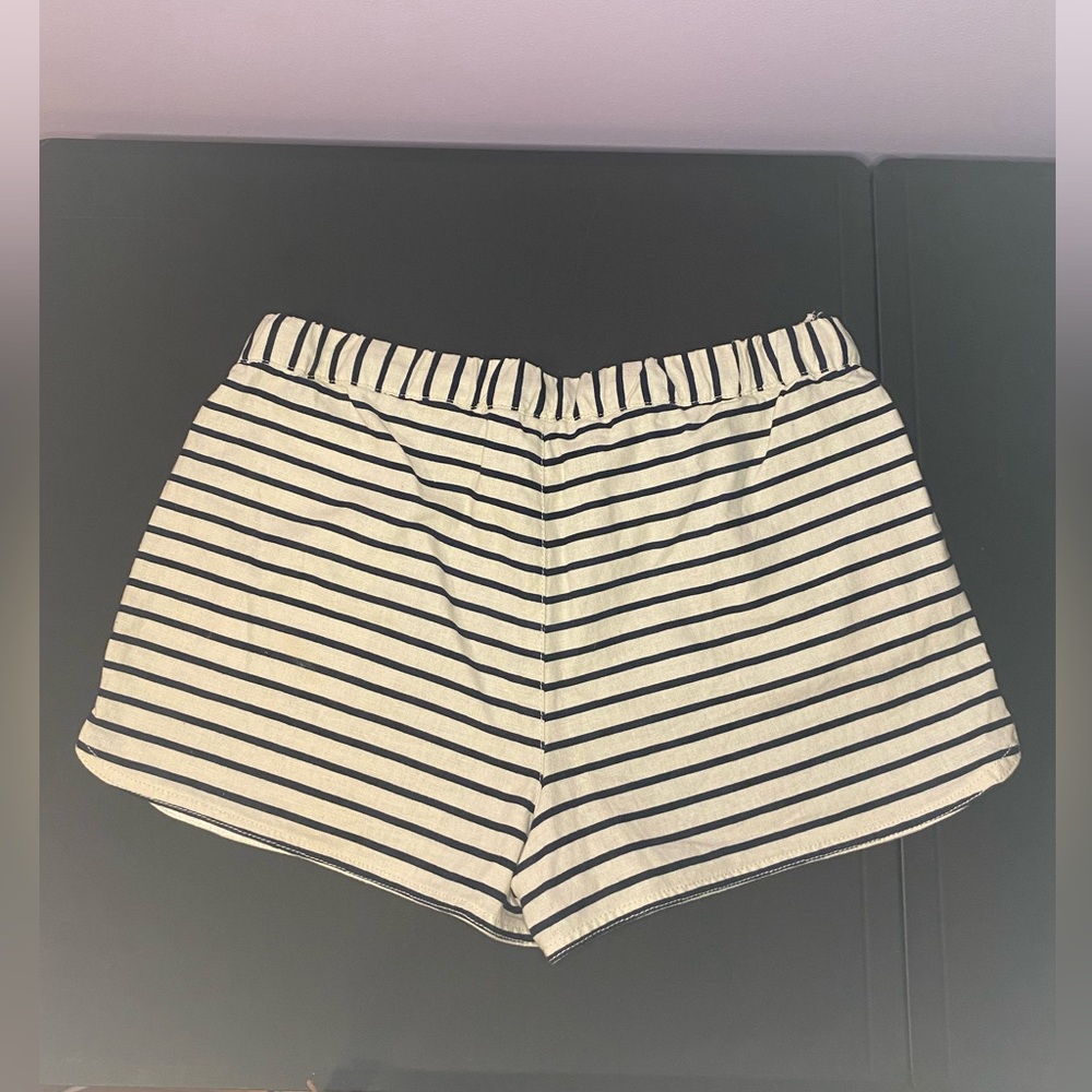 J.Crew linen blend striped drawstring shorts M - Picture 5 of 12